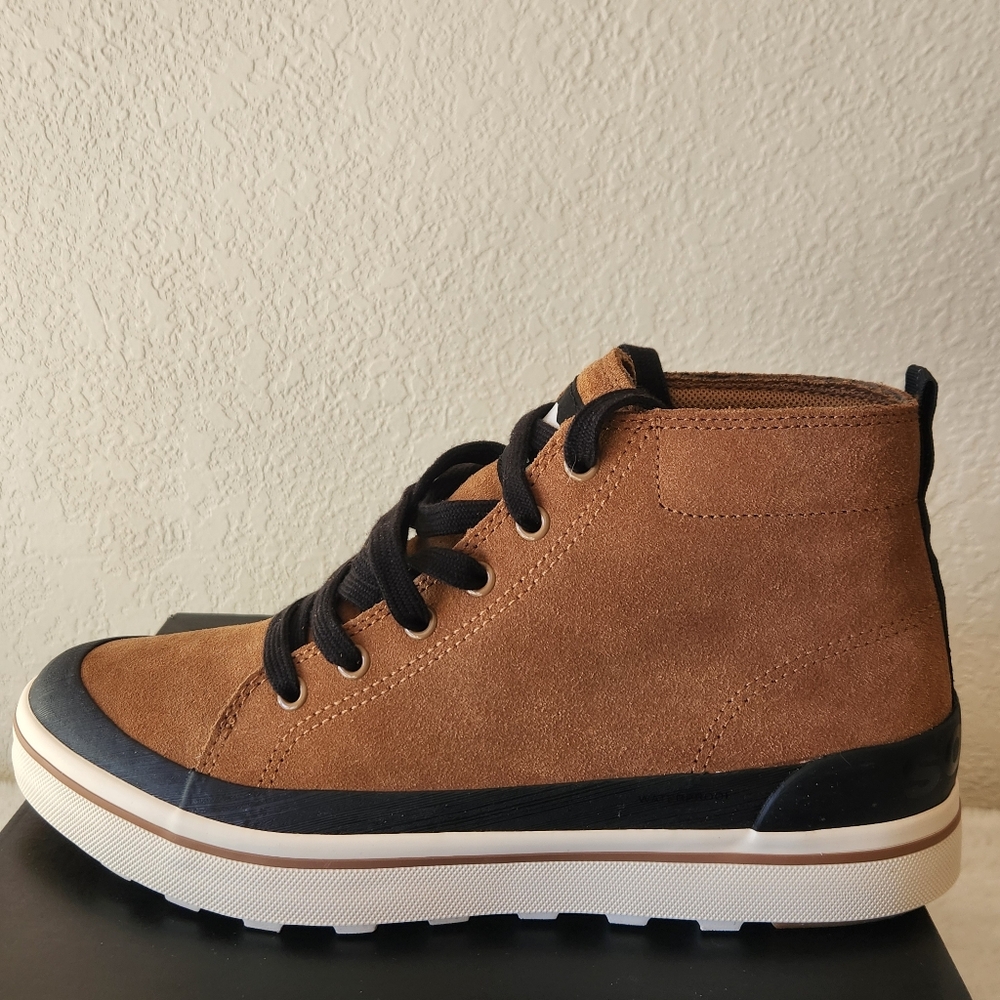 New in Box Sorel Men's Metro II Chukka Boot Waterproof Size 9.5 Tan/Black/Cream - Picture 5 of 10